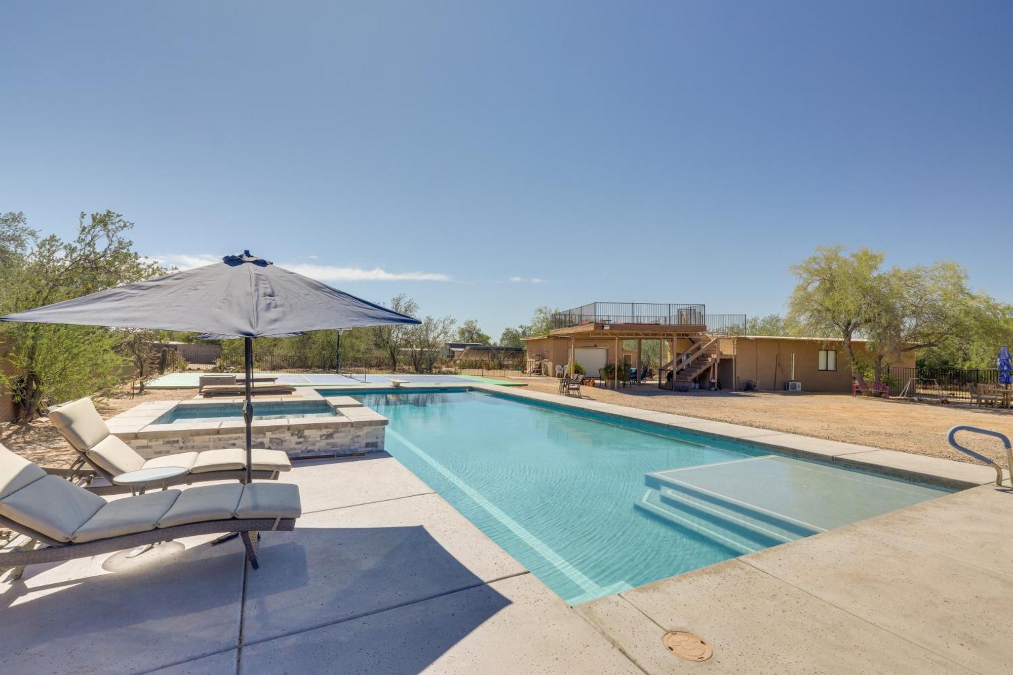 Oro Valley Retreat With Pool, Spa And Rooftop Views! Exterior photo